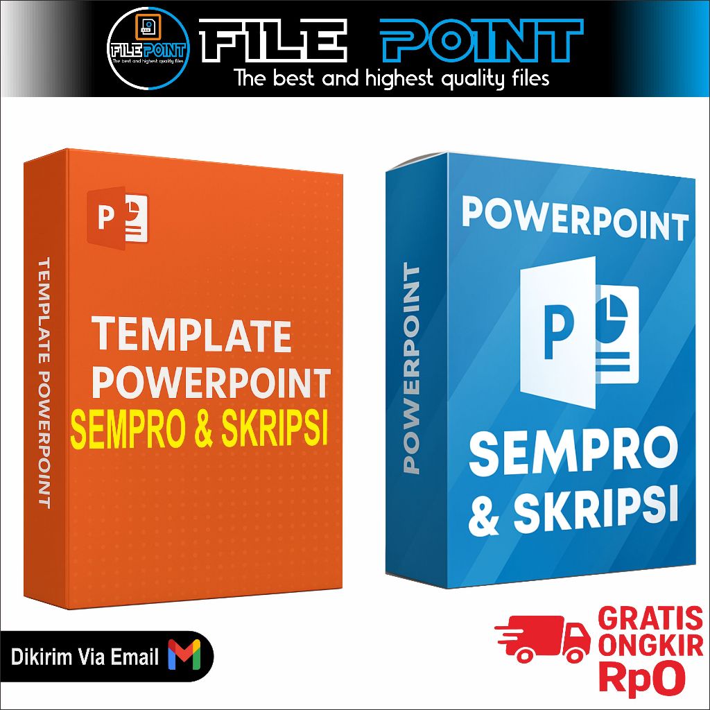 Template PPT Digital Profesional Sempro & Skripsi