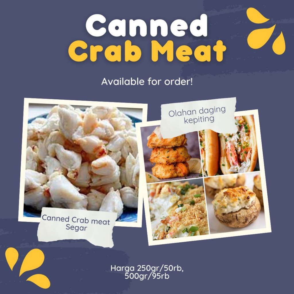 Seamas Canned Crab Meat, daging kepiting segar dan pilihan