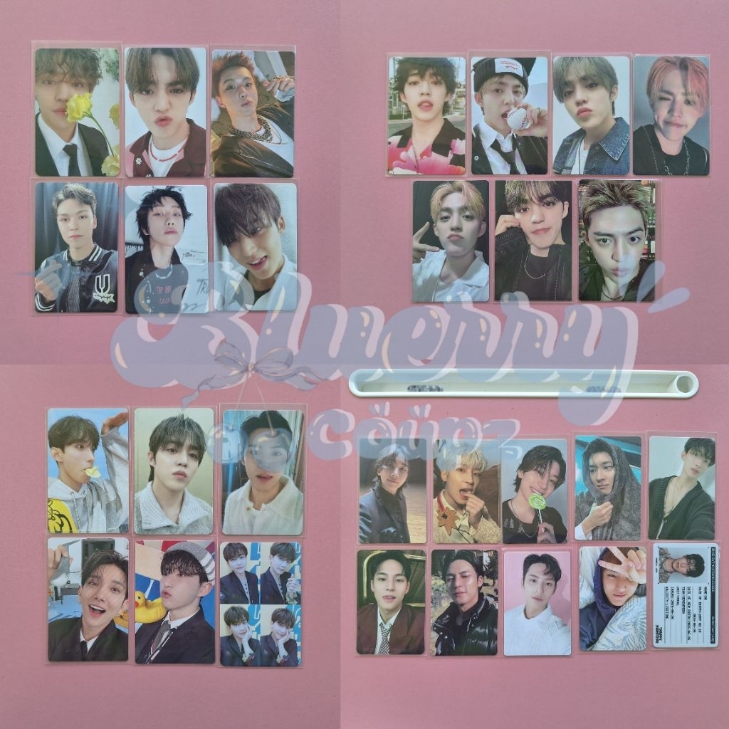 ( BACA DESC ) PHOTOCARD OFFICIAL SEVENTEEN WONWOO HANDUK PUNDUNG, SPEEL THE FEELS YES24, FACE THE SU