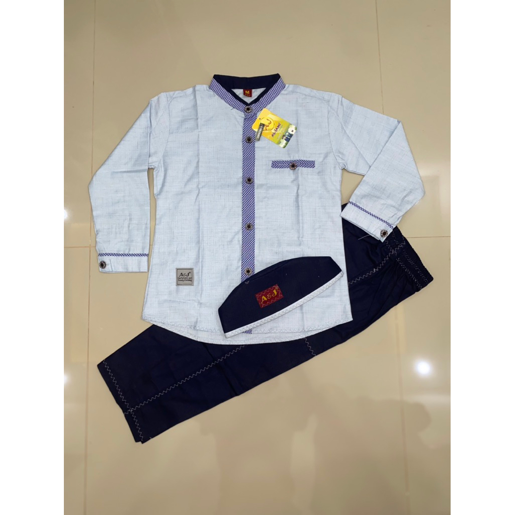 Setelan Koko anak laki laki jemsu lengan panjang / koko anak Aljami / Koko lengan panjang / kemko A&