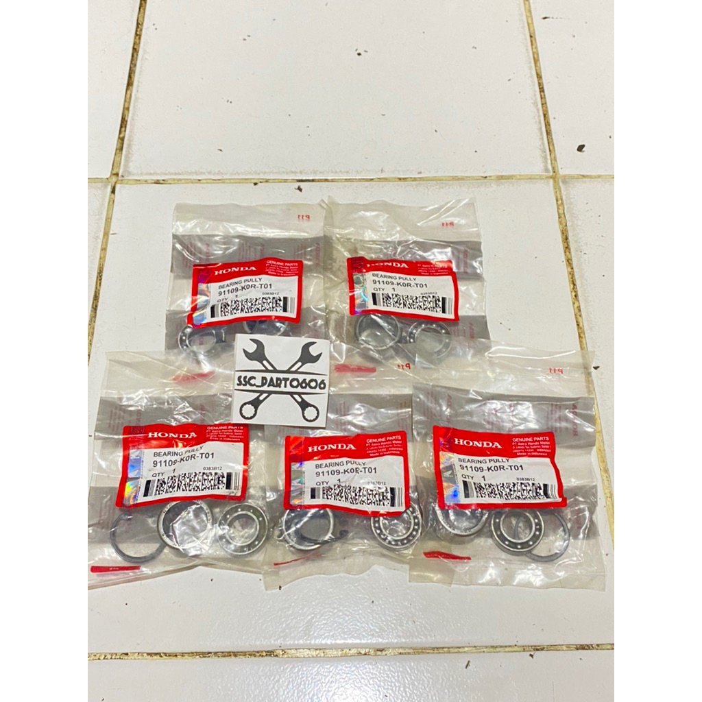 Grosir 5 Set Lahar Pully Bearing Pully PCX 160 ADV Vario 150 125 Fi  KOR Honda