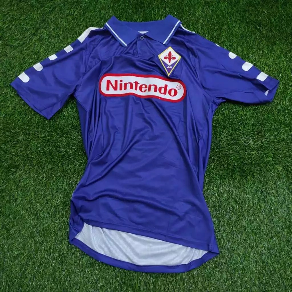 (RETRO) JERSEY RETRO VINTAGE FIORENTINA HOME 98/99 GRADE AAA CLASSIC