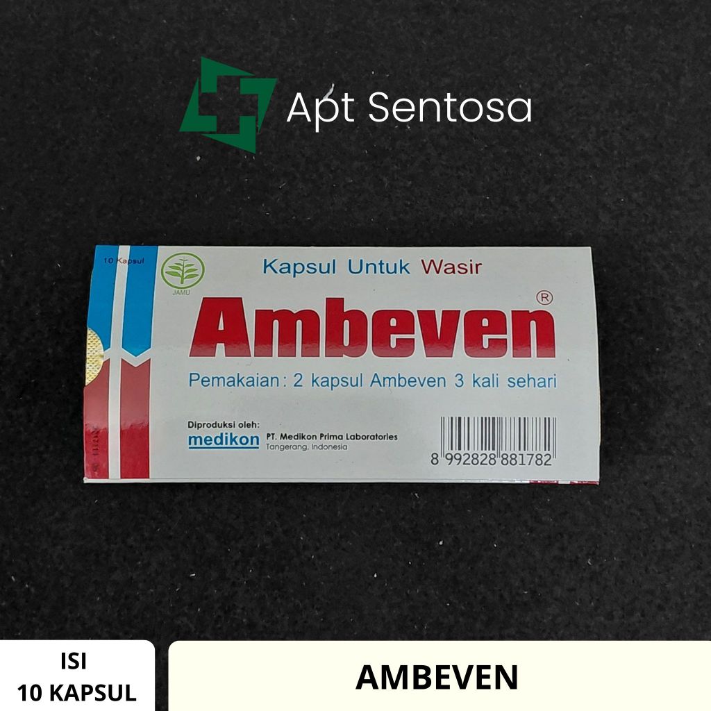 Ambeven Kapsul Wasir isi 10 Kapsul