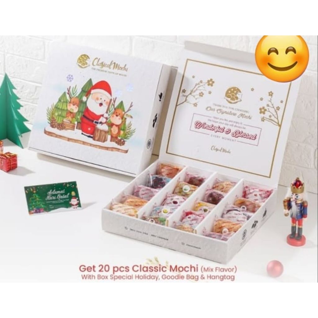 HAMPERS NATAL CLASSICAL MOCHI HOMEMADE MOCHI MOACHI CLASSICAL