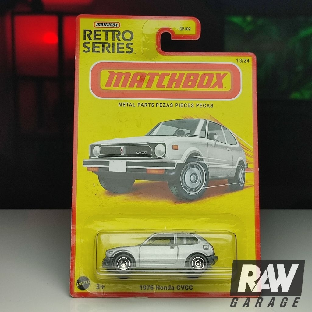 Matchbox Honda Civic CVCC 1976 Silver