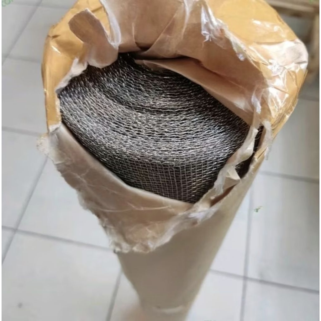 Kawat Mesh 4 Stainless SS 304Wiremesh Wire Mesh Rollan 30 Mtr