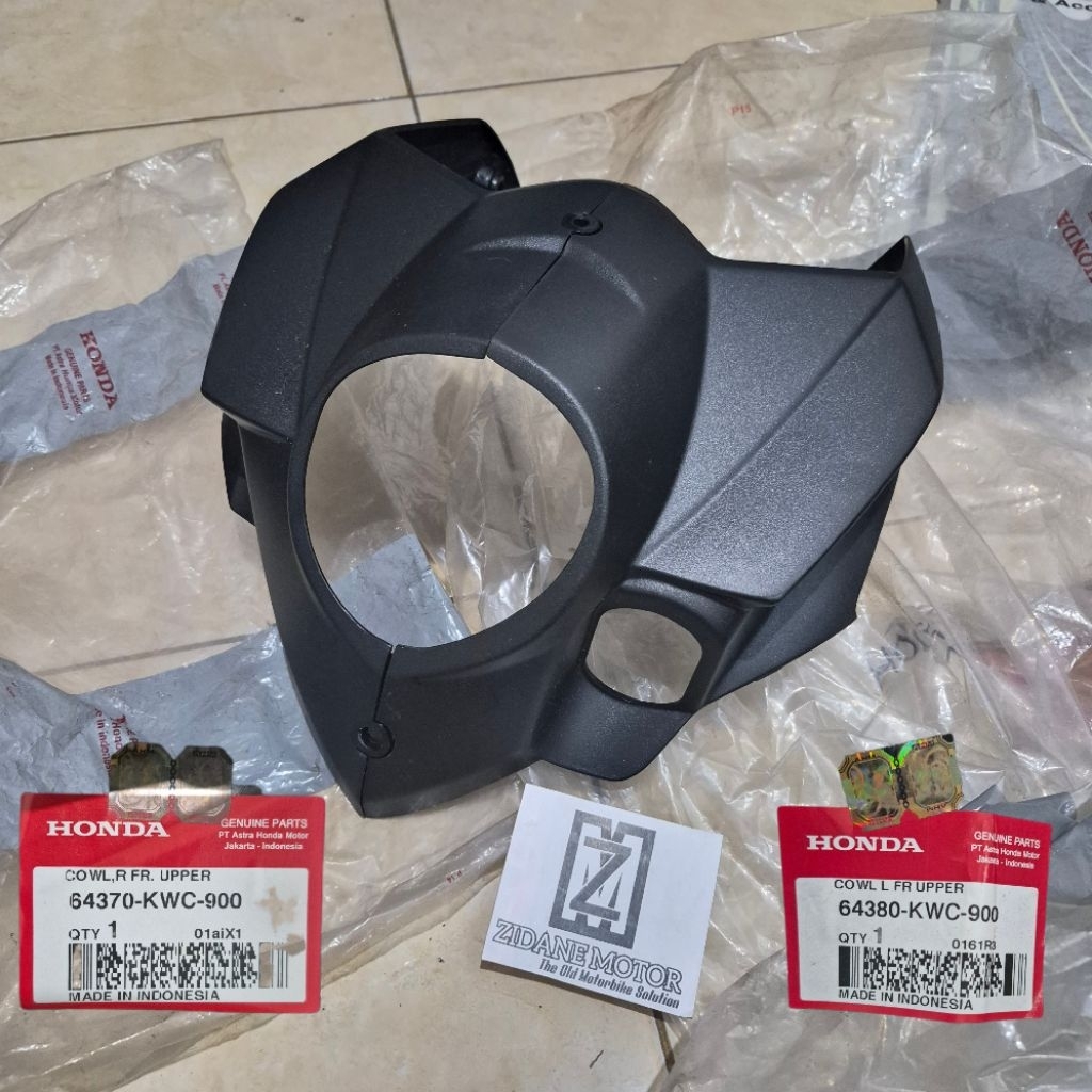 cover kafer kofer leher kunci kontak honda CS1 CS 1 one original AHM 64370-KWC-900 64380-KWC-900