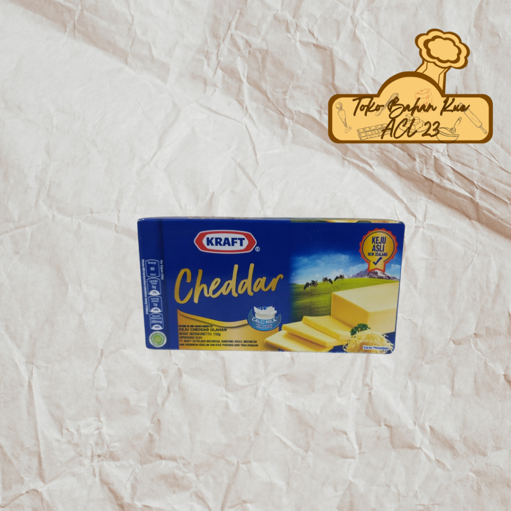 Keju Kraft Cheddar/Keju Cheddar/Keju Cheddar/Kraft Cheese 150gr