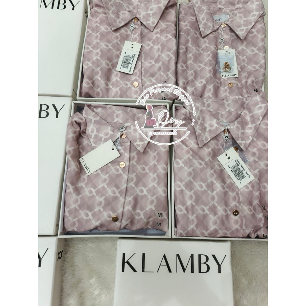 MONOGRAM PLEATED KLAMBY