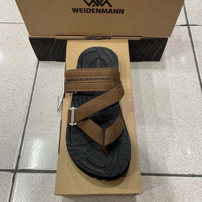 Weidenmann Adventure 10 Sandal Gunung - Outdoor Men's Hiking Sandal - Tan/Coklat