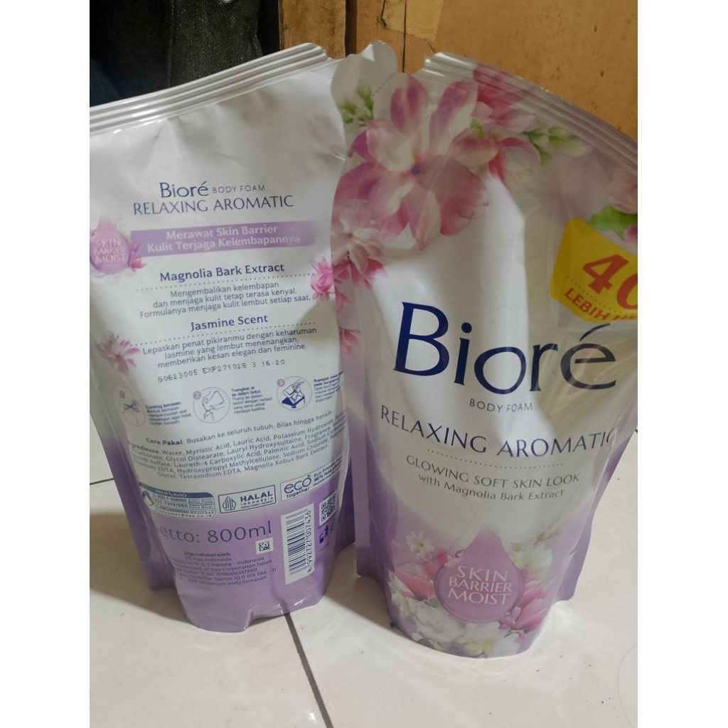 Biore body wash 800ml refill