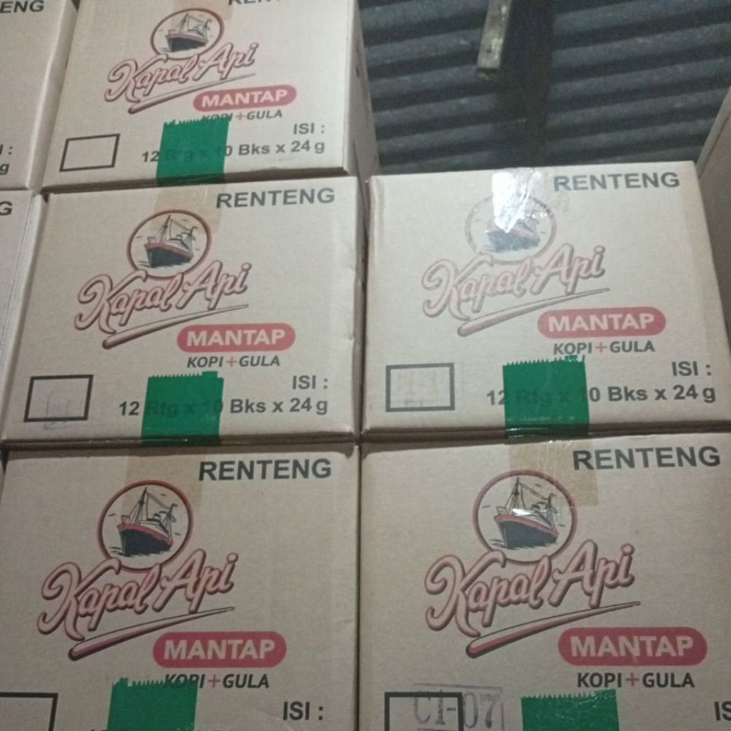 CARGO Paket 5 Karton Dus Kapal Api Mantap 24gr