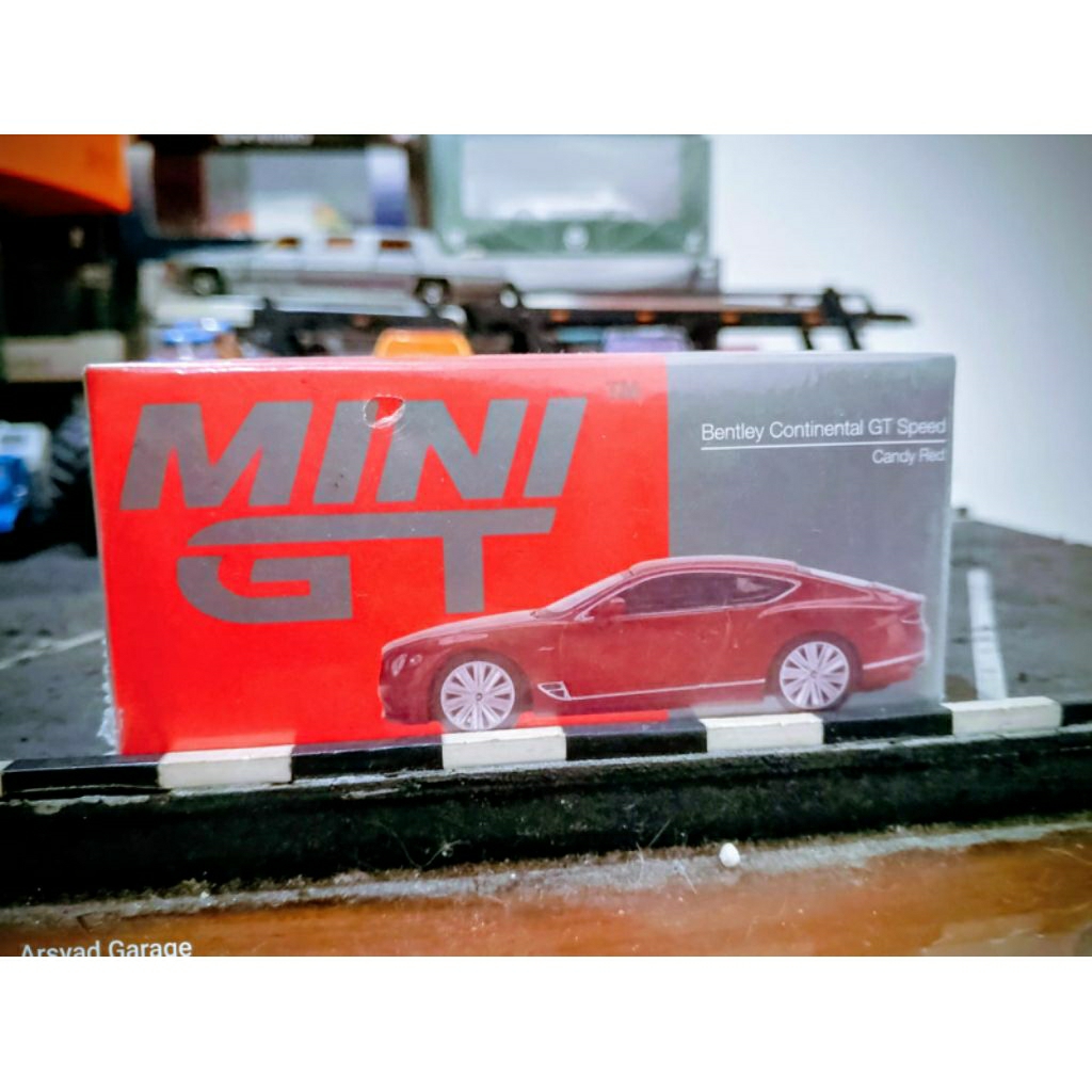 Diecast Mini GT Bentley Continental GT speed Candy Res no 420 segel