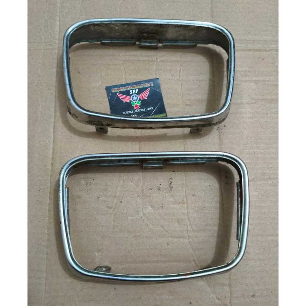 Ring lampu depan oval Yamaha RX King 2004 original Scorpio z 2002-2004 original lepasan motor.