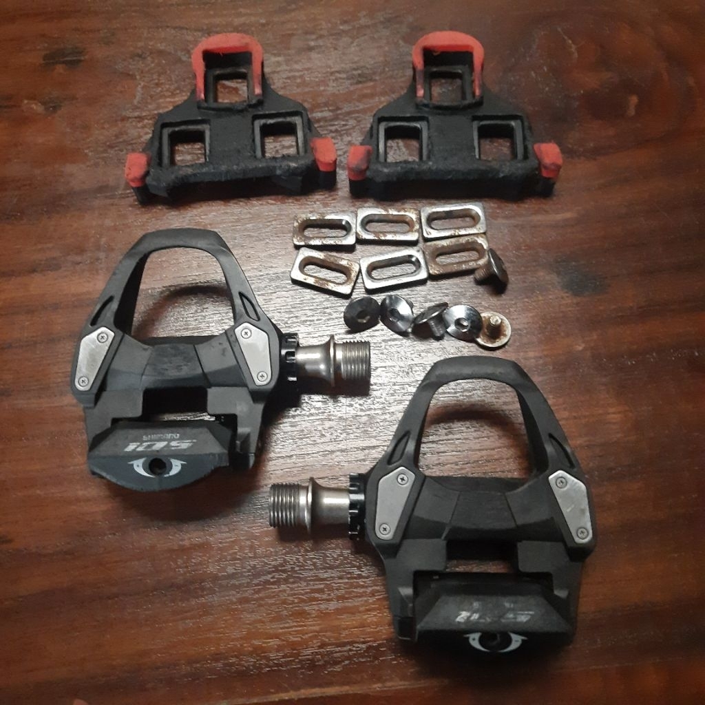 Shimano 105 PD-R7000 Clipless Pedal - Pedal Cleat Shimano 105 R7000 Plus Tapal