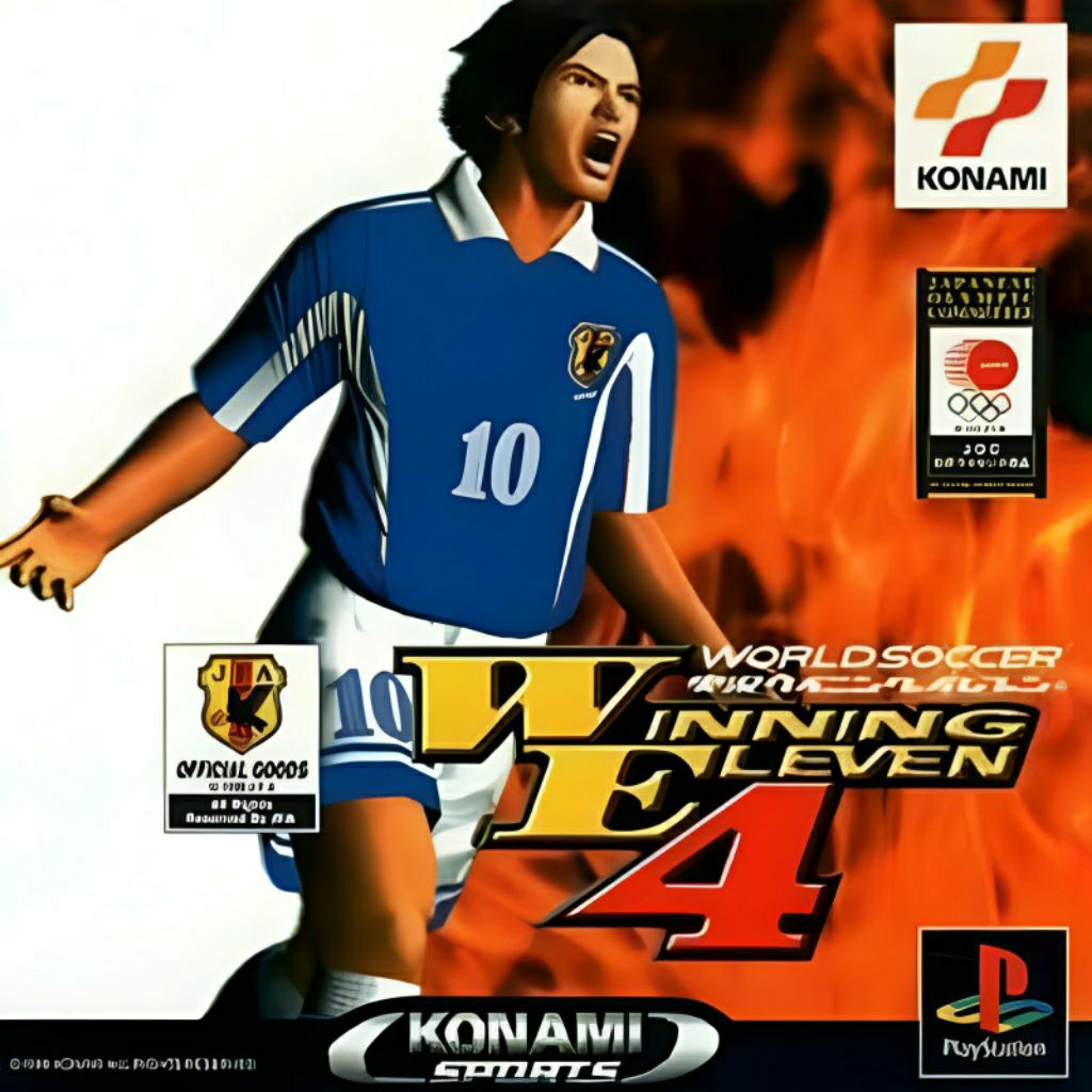 WINNING ELEVEN 4 - Bahasa Inggris PS1, Game Playstation dimainkan Di HP, File ROM untuk Android