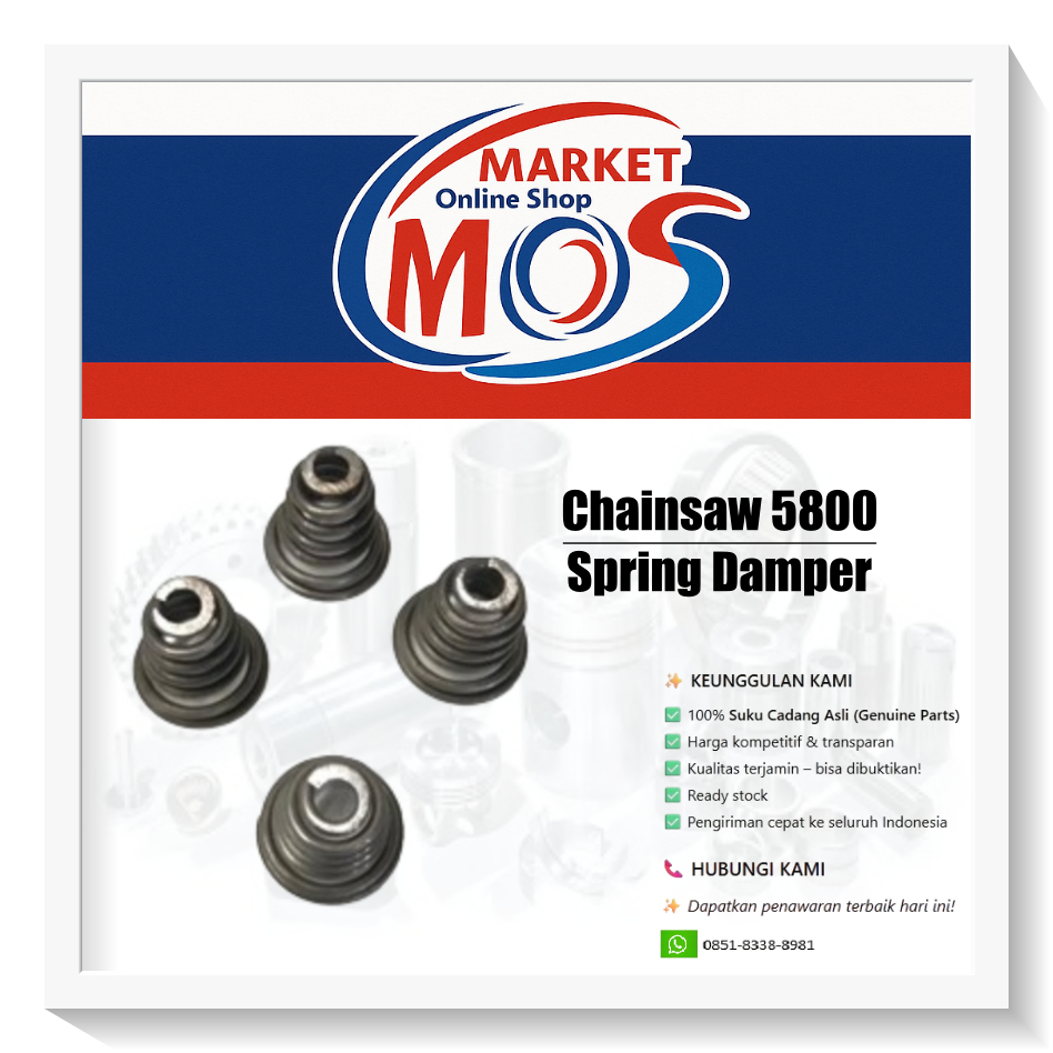 5800 Spring Damper | Karet Body Chainsaw