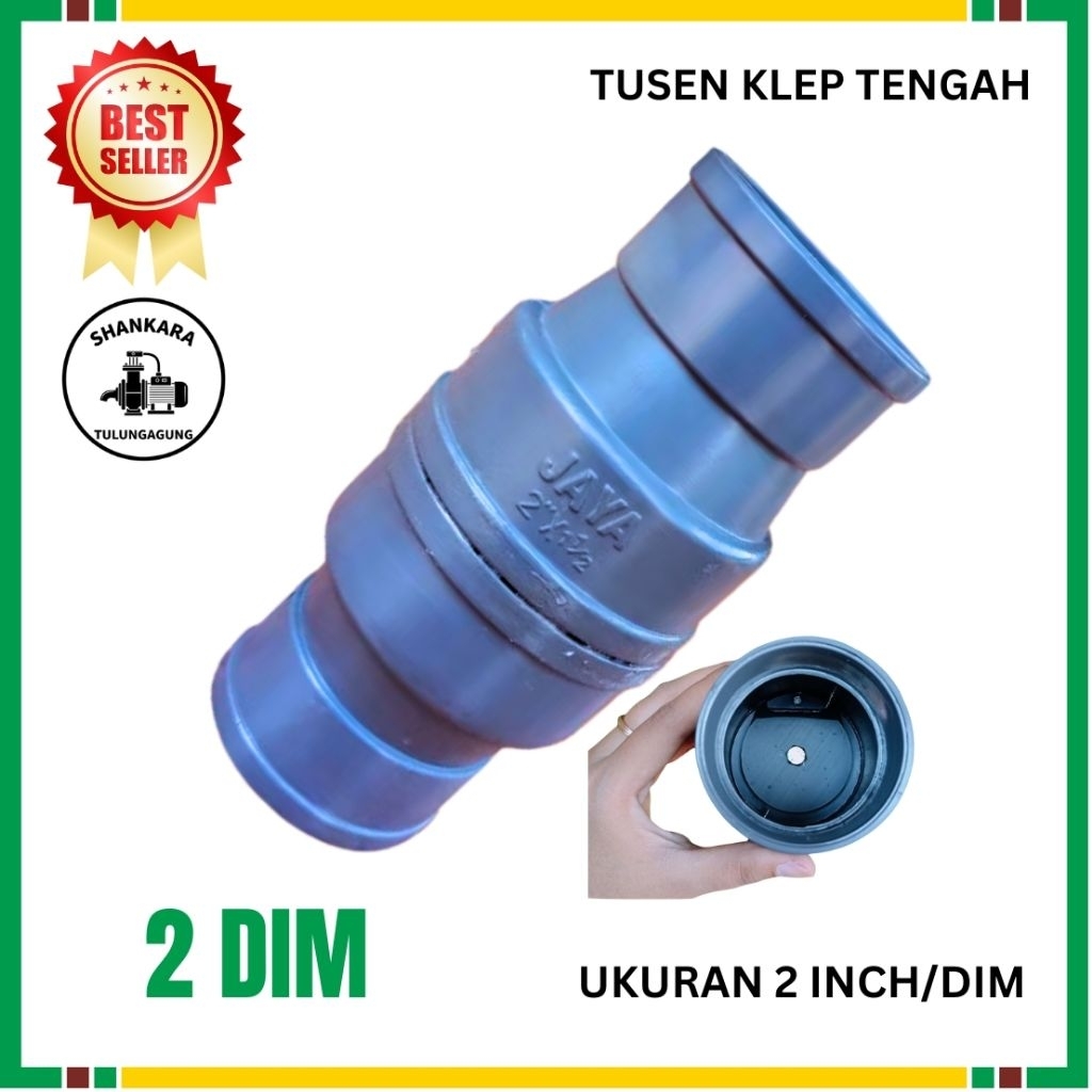 2 Dim" Tusen Klep Tengah Overloop 2 inch Klep Tengah Klep Diesel Tusen Foot Klep Tanpa Saringan