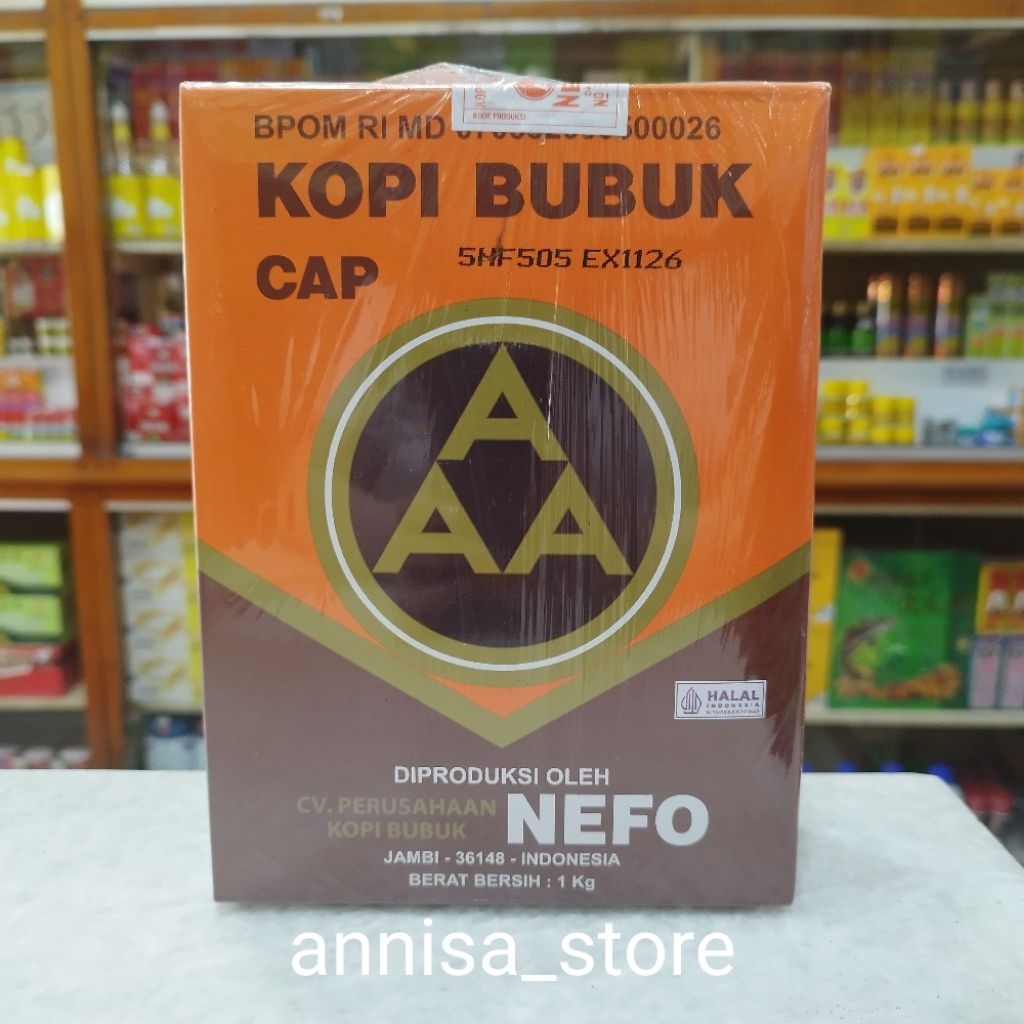 Kopi Hitam AAA 1 kg Cap Nefo Kopi Jambi
