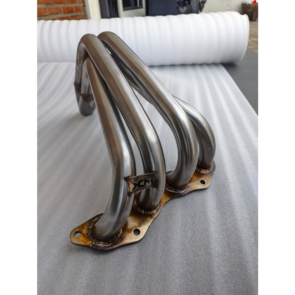 FULL SISTEM KNALPOT MOBIL NDK EXHAUST MUFFLER DK03V3 POLISH RESONATOR HEADER HONDA CIVIC VTI