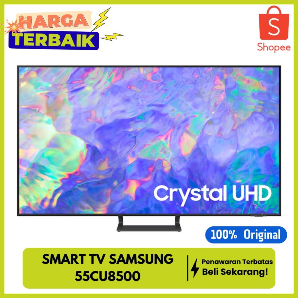 SAMSUNG 55CU8500 SMART TV 55 INCH CRYSTAL PROCESSOR 4K DYNAMIC CRYSTAL COLOR