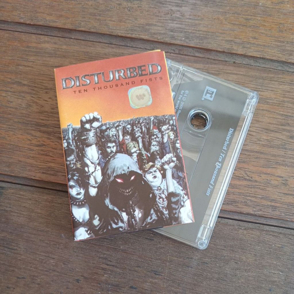 Kaset Disturbed Ten Thousand Fists/2005 reprise records mulus