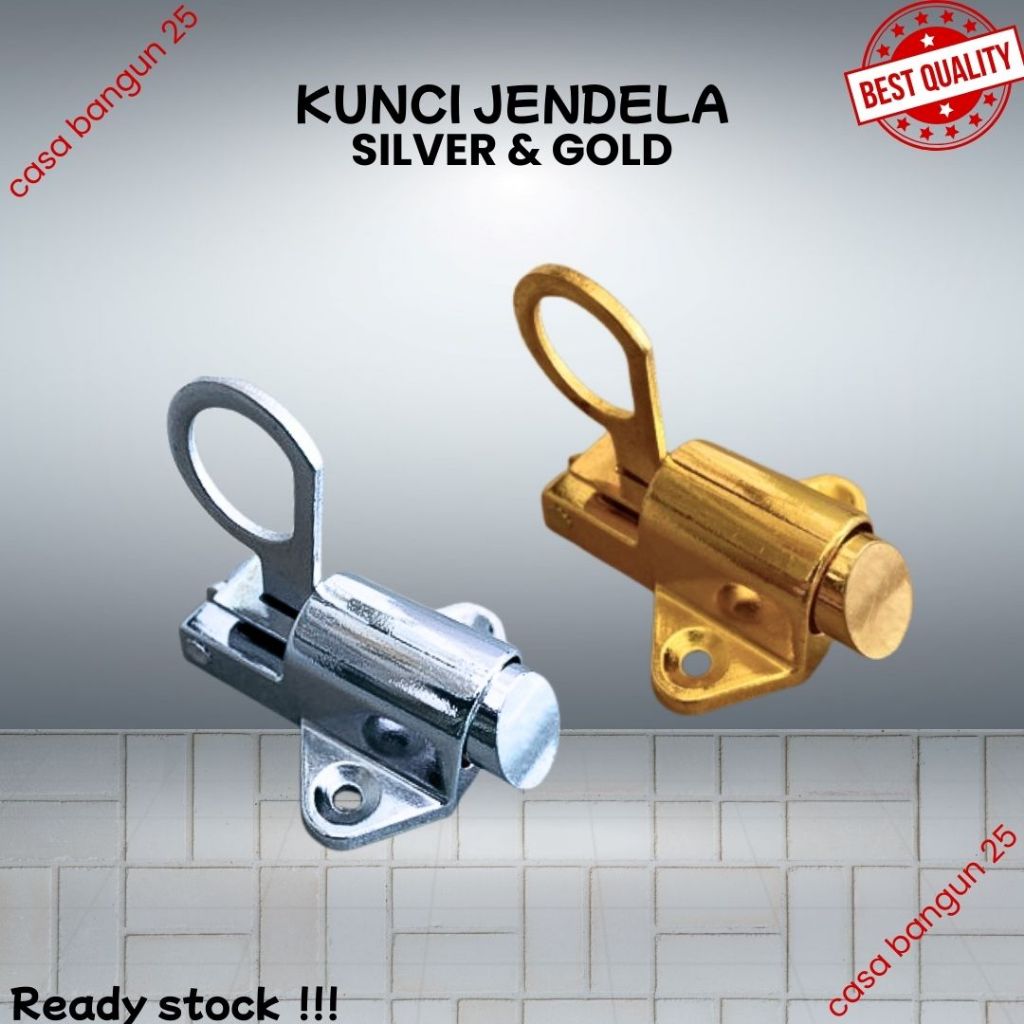 Grendel Bulat/Slot Jendela l besi/Spring Knip SN/Slot Jendela/Slot Kunci/Slot Kodok/Grendel Kodok