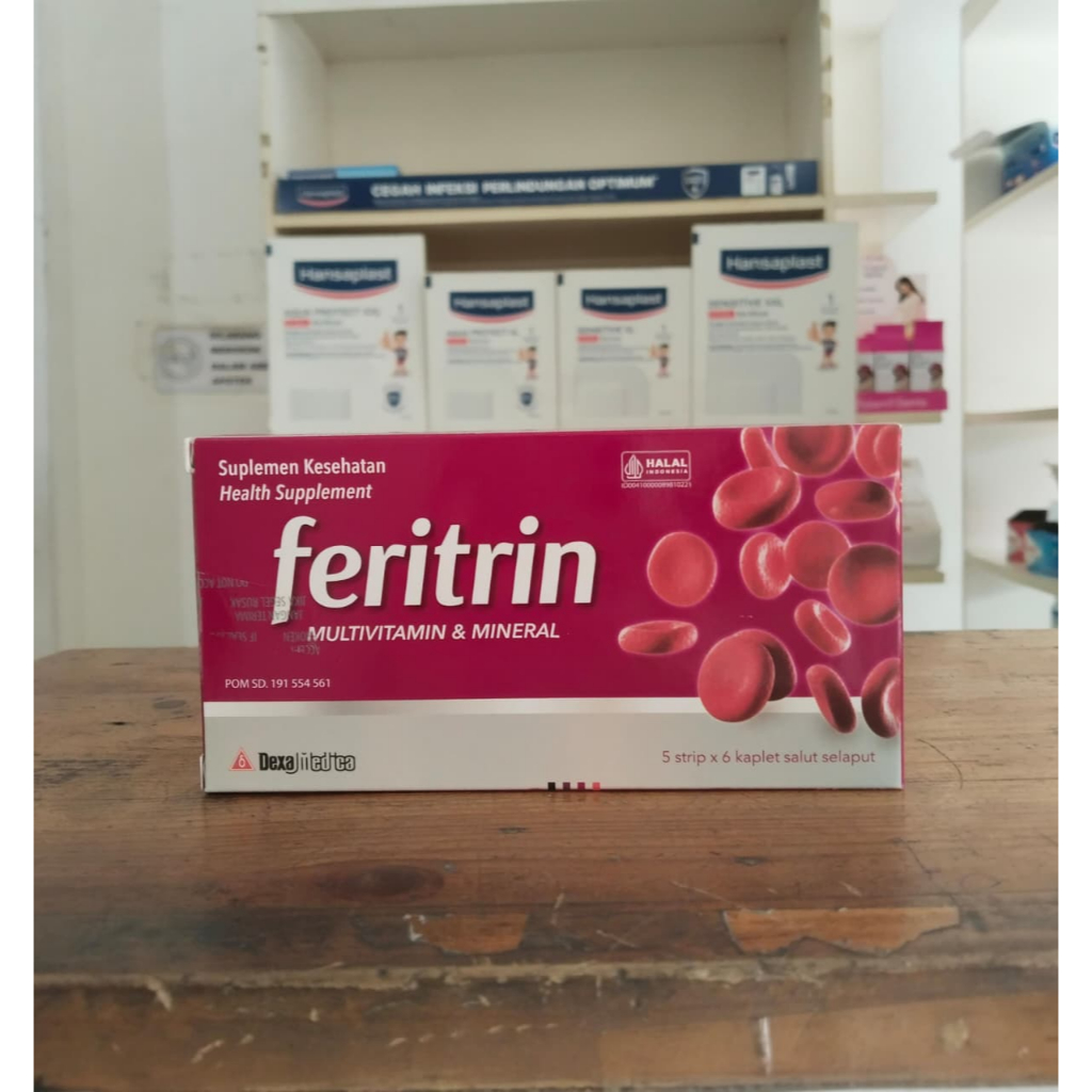 Feritrin tablet zat besi HARGA BOX isi 30 kaplet