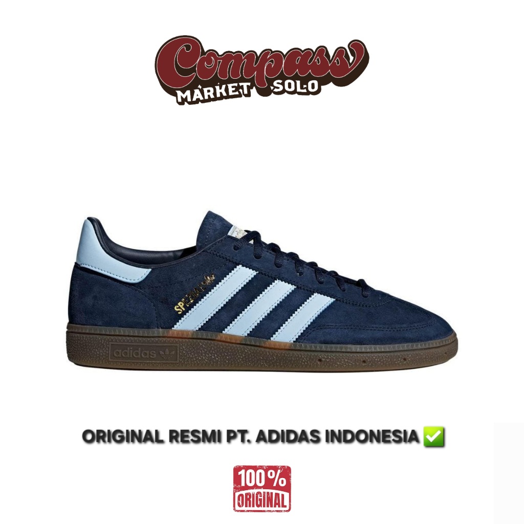 [ORIGINAL] ADIDAS HANDBALL SPEZIAL COLLEGIATE NAVY ARGENT 0886-ADIBD7633 | SNEAKERS CASUAL PRIA