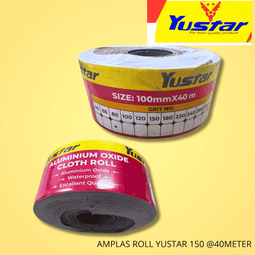Amplas Roll 40 Yard Amplas Gulungan Kain Lemas 40 meter YUSTAR