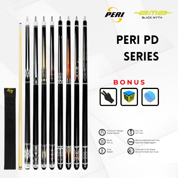 PERI PD Series Stick Play PERI Stick Billiard  P-D04 P-D05 P-D06 P-D07 P-D08 P-D09 P-D10 P-D11 Low D