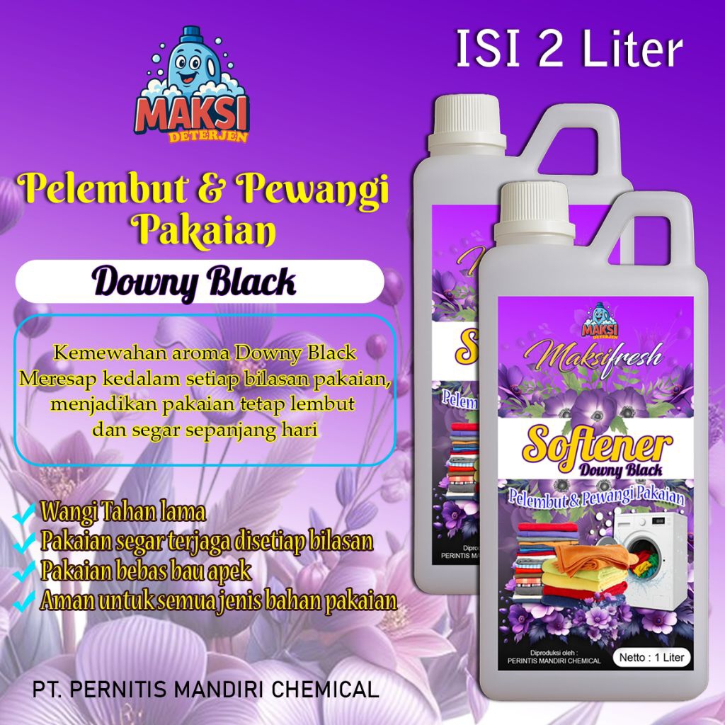 2 liter pelembut & pewangi pakaian premium Downy Black