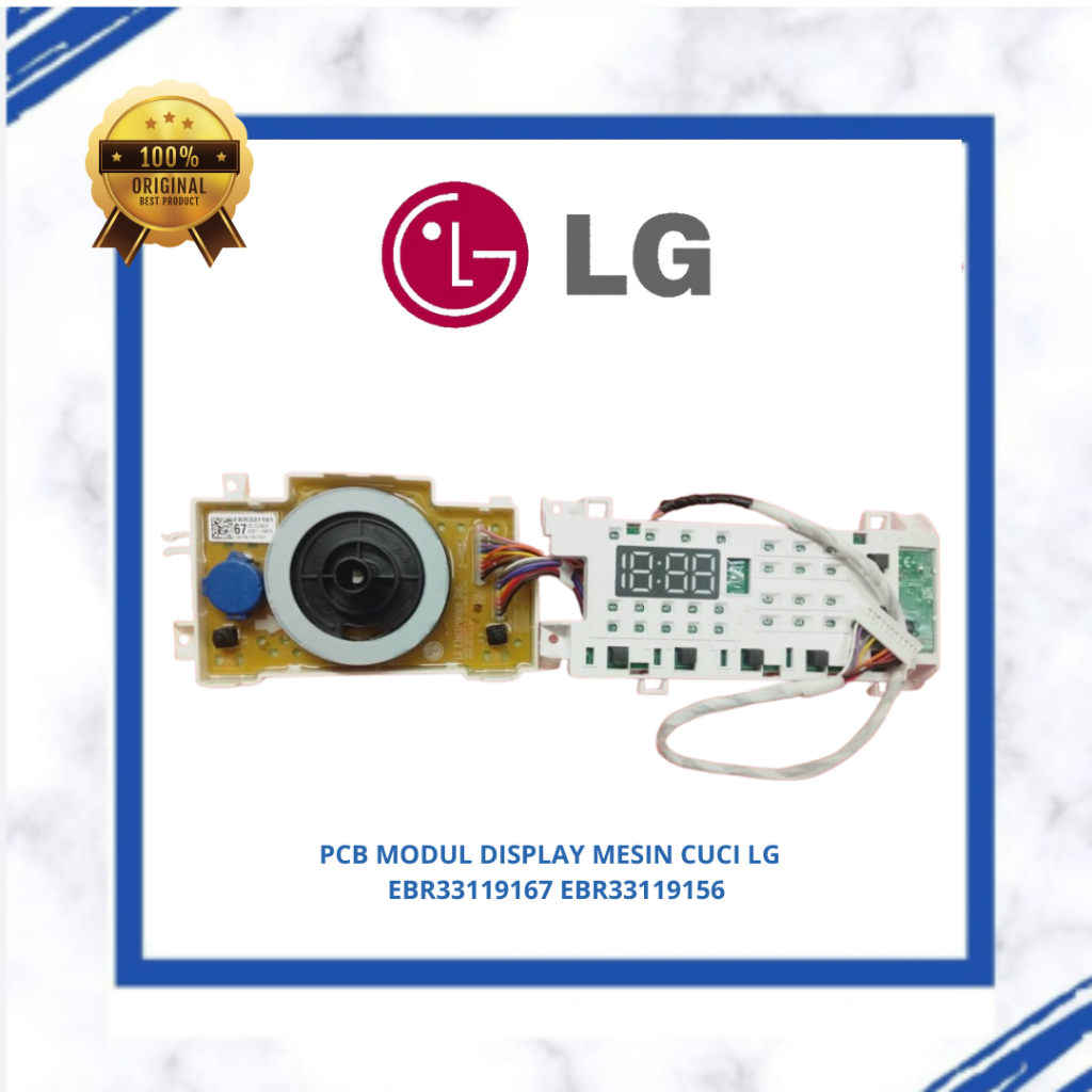 PCB MODUL DISPLAY MESIN CUCI LG  FV1285S3VS / FV1285S3WS  ORIGINAL EBR33119167 EBR33119156