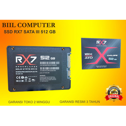 SSD RX7 SATA III 512 GB