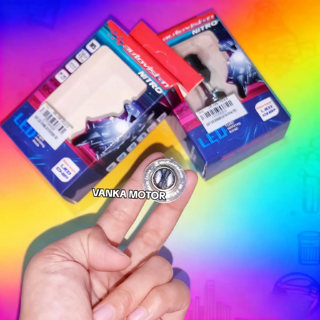 DOP DEPAN LAMPU DEPAN GRAND, BEAT VARIO,SUPRA 125 LED AUTOVISION PUTIH