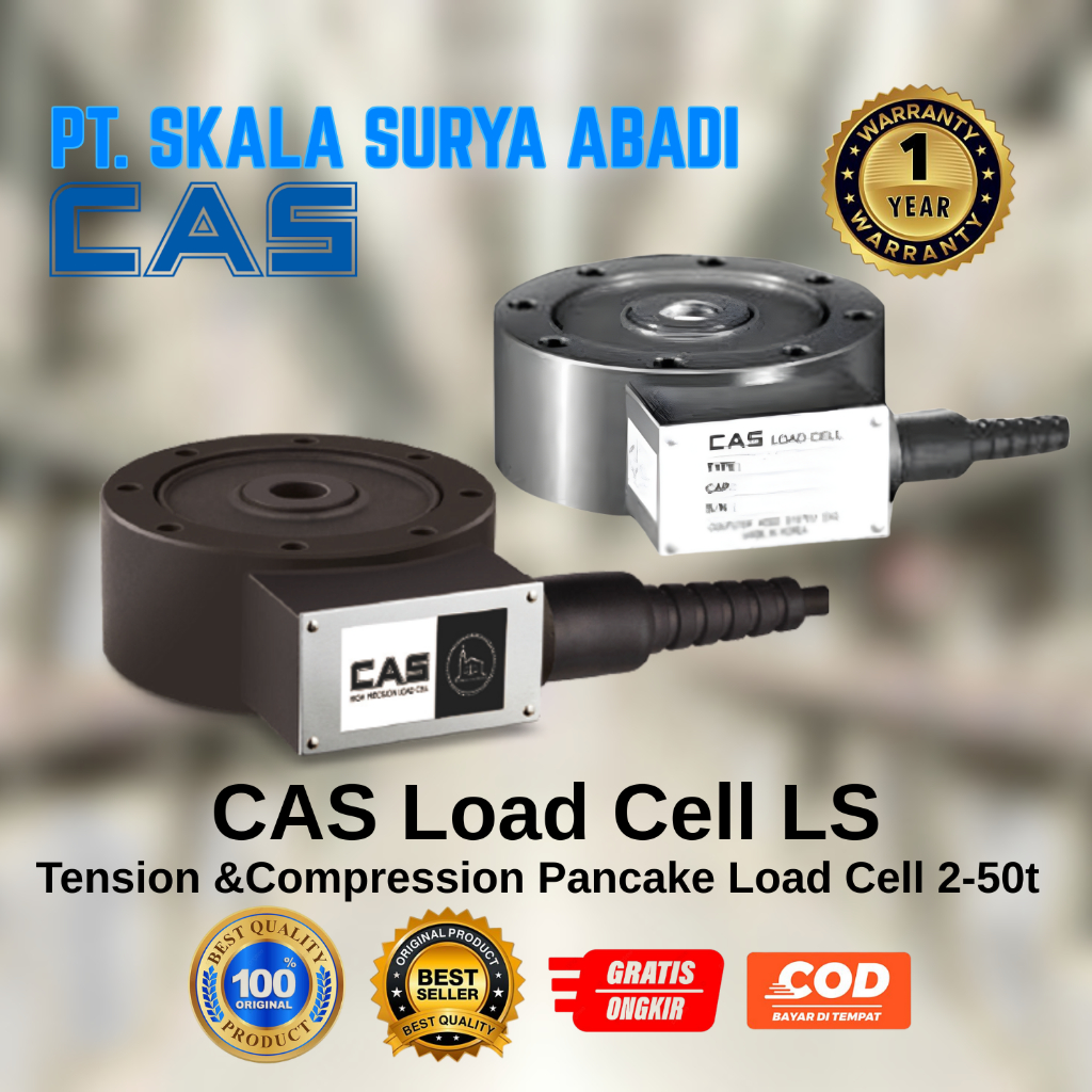 Load Cell CAS LS Cap 2ton - 50ton/ Pancake Load Cell /Tension &Compression Load Cell 2-50ton