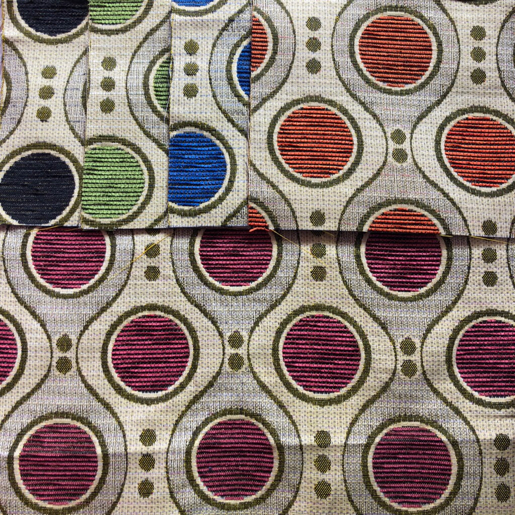 KAIN CENIL MOTIF ABSTRAK / KAIN SOFA CHENIL CHENILLE BULAT / BAHAN CENIL MOTIF SERVIS KURSI MEUBEL /