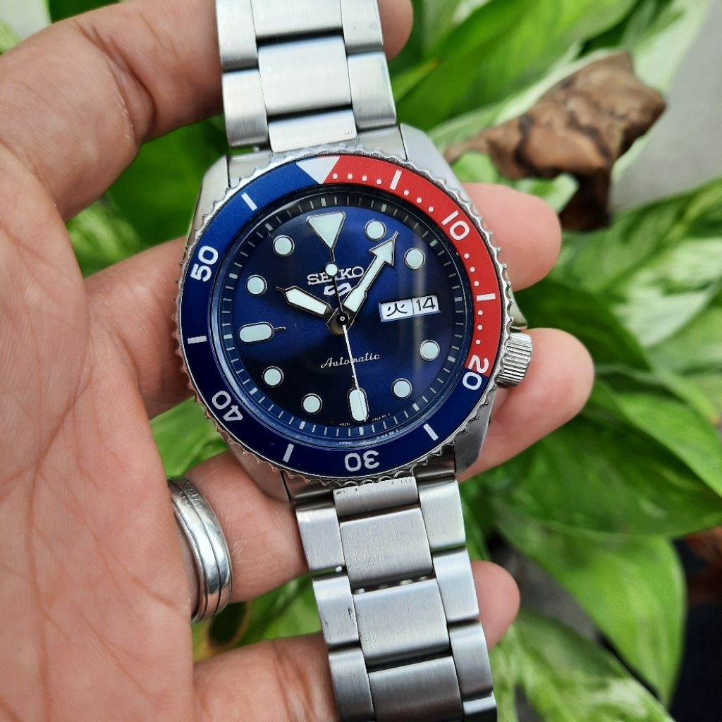 Seiko 5 Sports SRPD53K1 Pepsi Blue 4r36-07G0 SRPD53