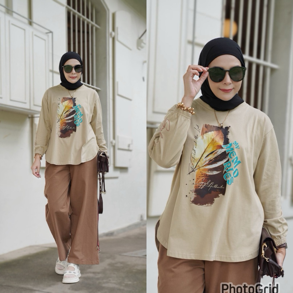 Set Celana Kaos Oval by GYL Authentic