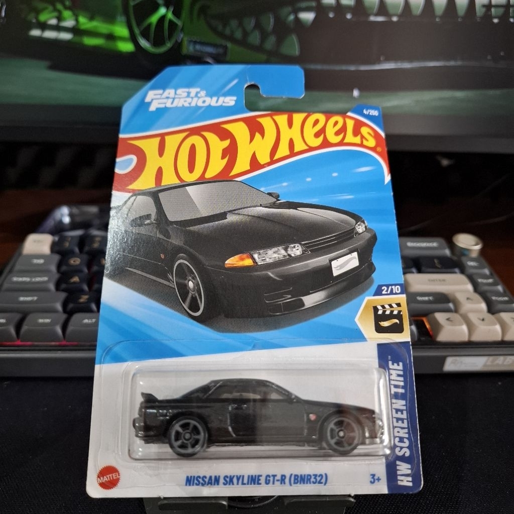 Hot Wheels Reguler Seri Fast & Furious Nissan GTR BNR32 - HotWheels F&F GTR R32