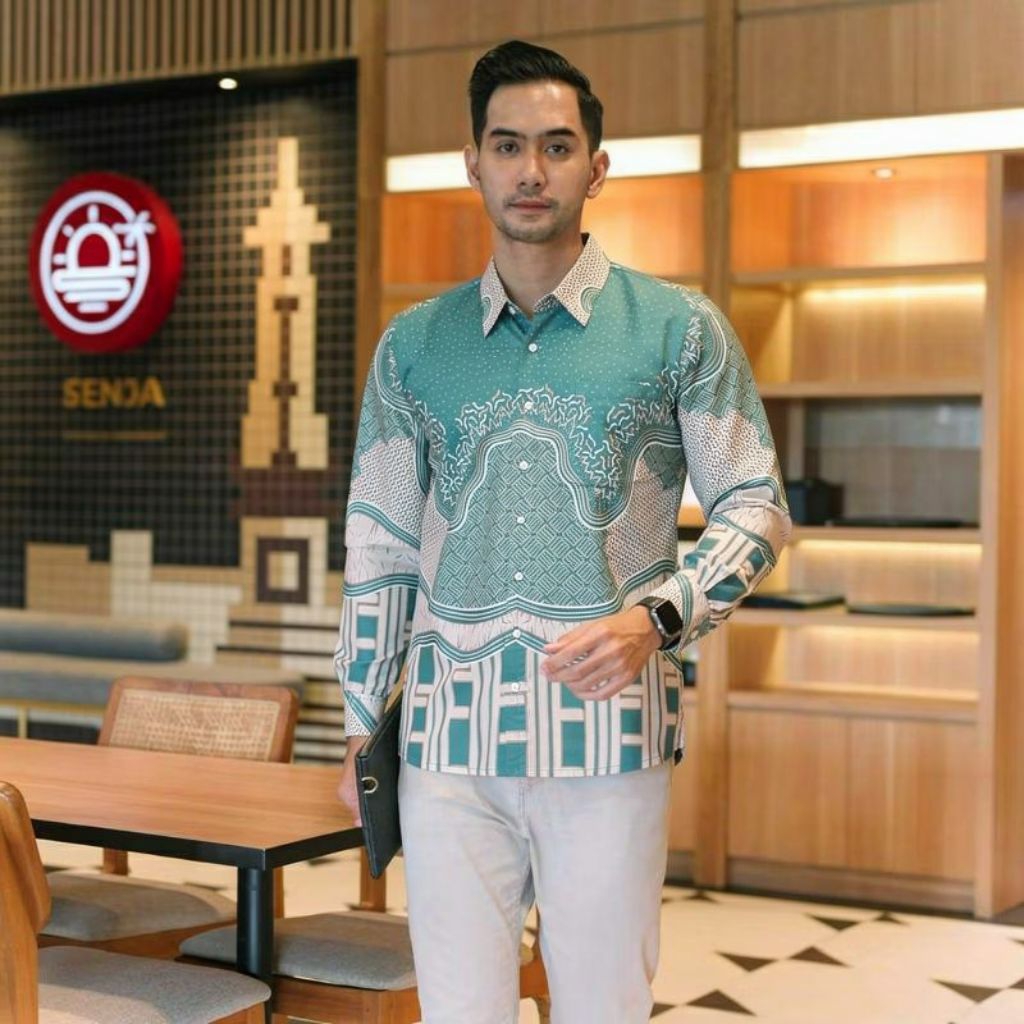 Kemeja batik SLIMFIT katun Halus  solo BARA SAGE