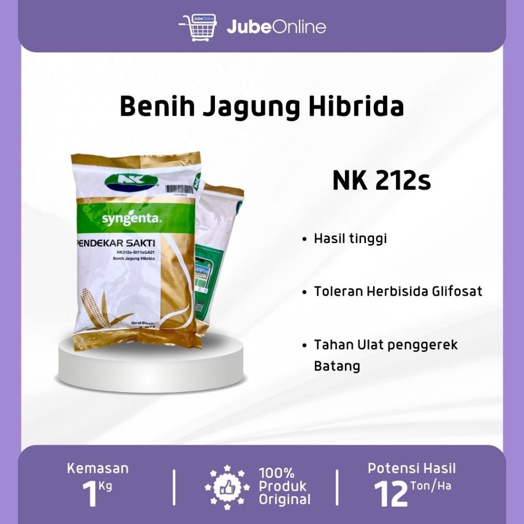 Benih Jagung Hibrida NK 212s Pendekar Sakti - 1Kg