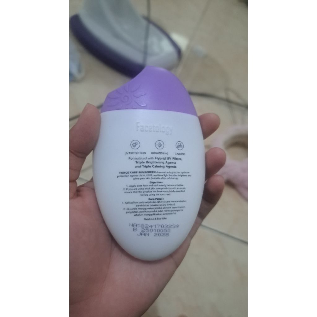 Preloved facetology Sunscreen