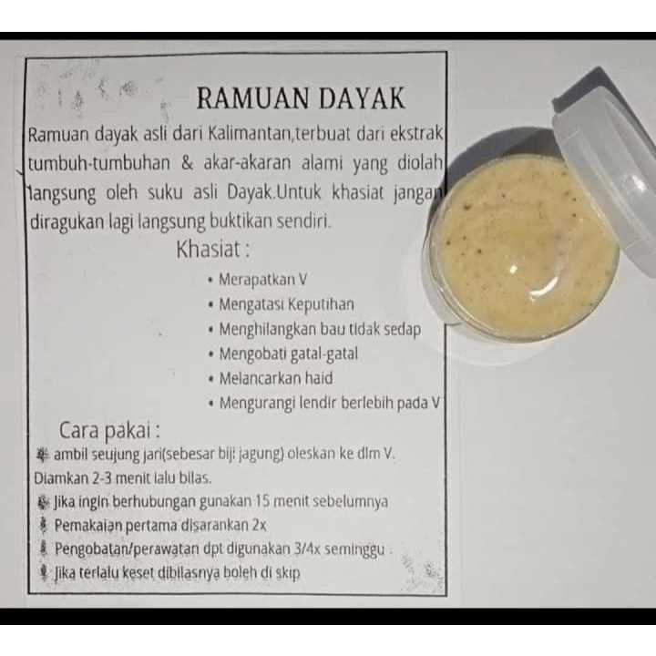 Ramuan Dayak asli Kalimantan