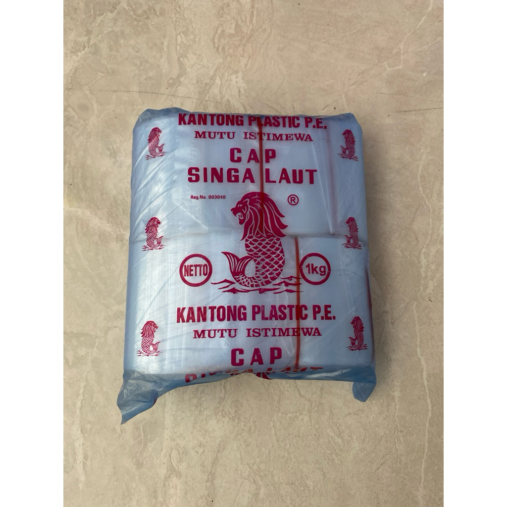 PLASTIK PE SINGA LAUT 8x13 @1kg