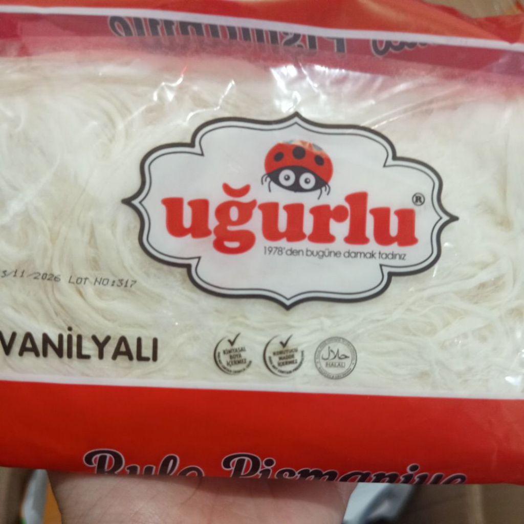 manisan si rambut nenek atau pismaniye asli dari Turki ready di Indonesia