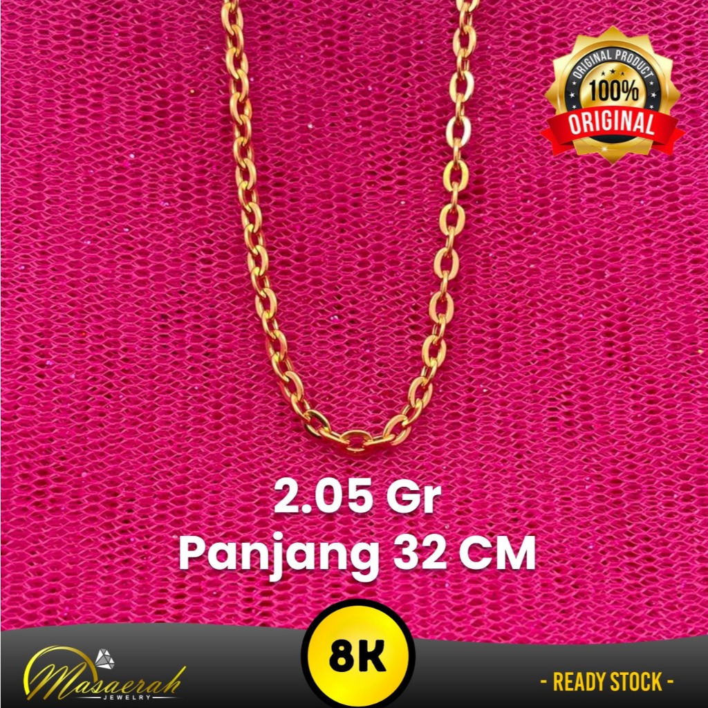 Kalung Emas 8K - Toko Emas Gajah Saerah - 2.05 Gram 2316