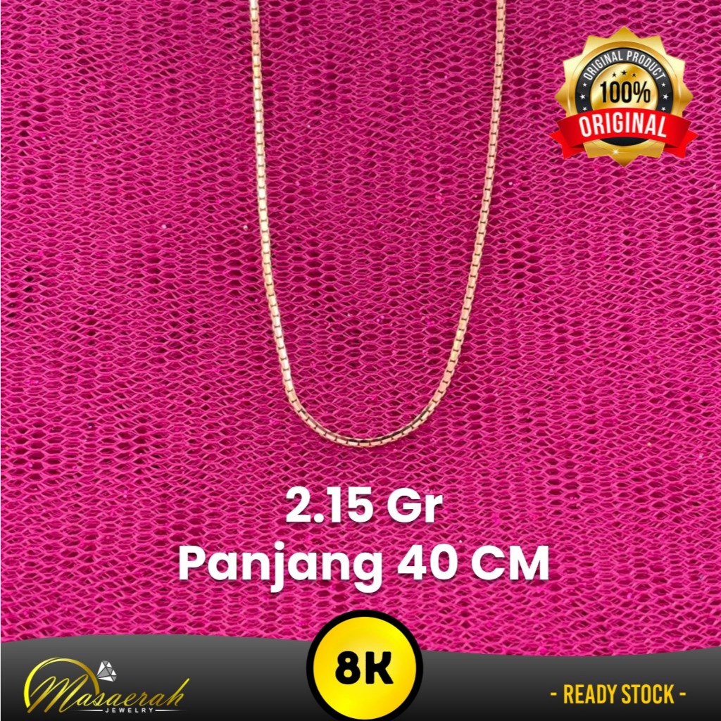 Kalung Emas 8K -  Toko Emas Gajah Saerah - 2.15 Gram 304