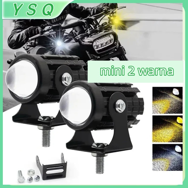 LAMPU TEMBAK Mini d2  lampu laser sorot motor laser lampu/ Lampu Tembak Laser Led Mini 2 Warna / LAM