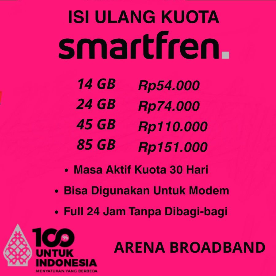 Kuota Smartfren INJECT / TEMBAK KUOTA
